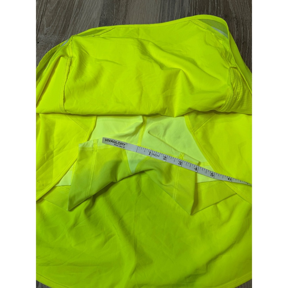 Lululemon Hotty Hot High-Rise Skirt 4 Highlight Yellow Neon Running Skort Flawed - Picture 11 of 11